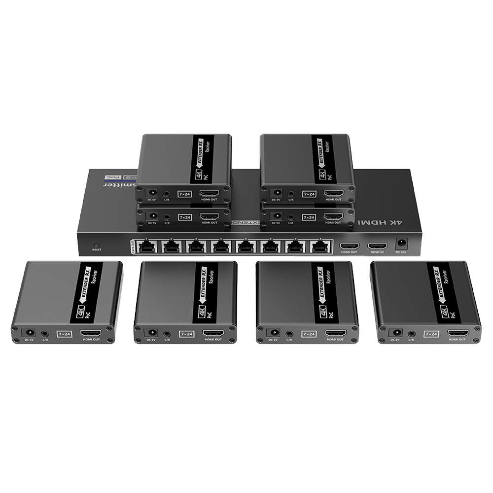 Lenkeng Extensor Splitter de señal HDMI HDMI-SPL-1x8-4K30-CAT6