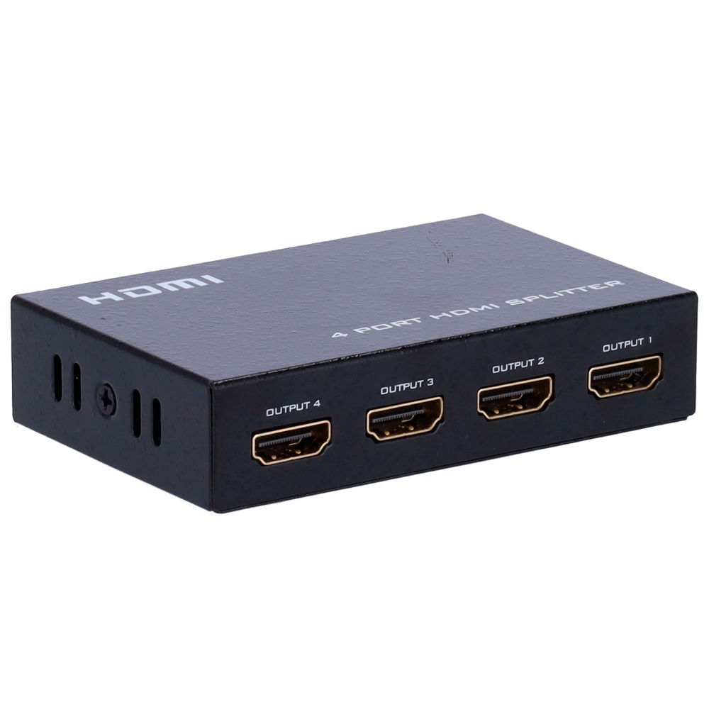 CCTV & Alarmas Splitter de señal HDMI Permite 1:4 HDMI-SPLITTER-4-4K