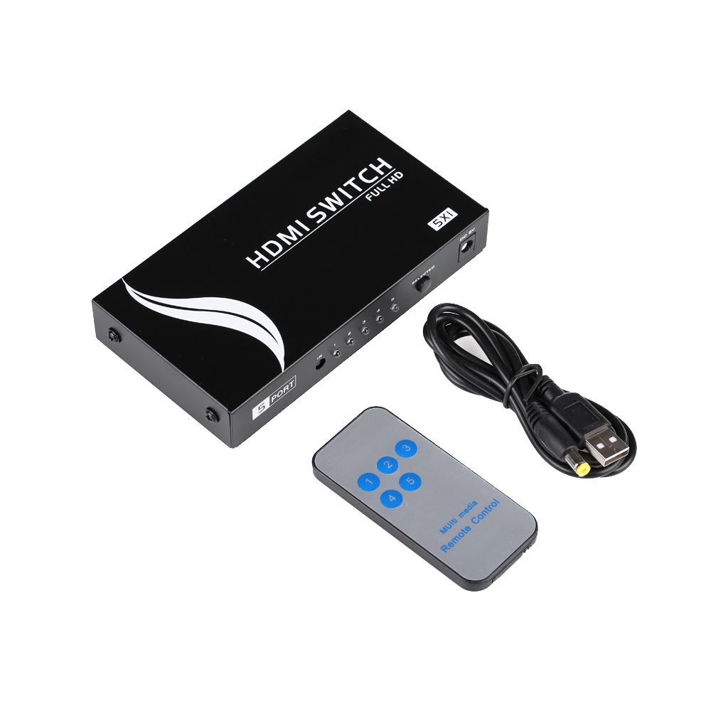 CCTV & Alarmas Switch de señal HDMI Permite 5:1 HDMI-SWITCH-5-1-4K