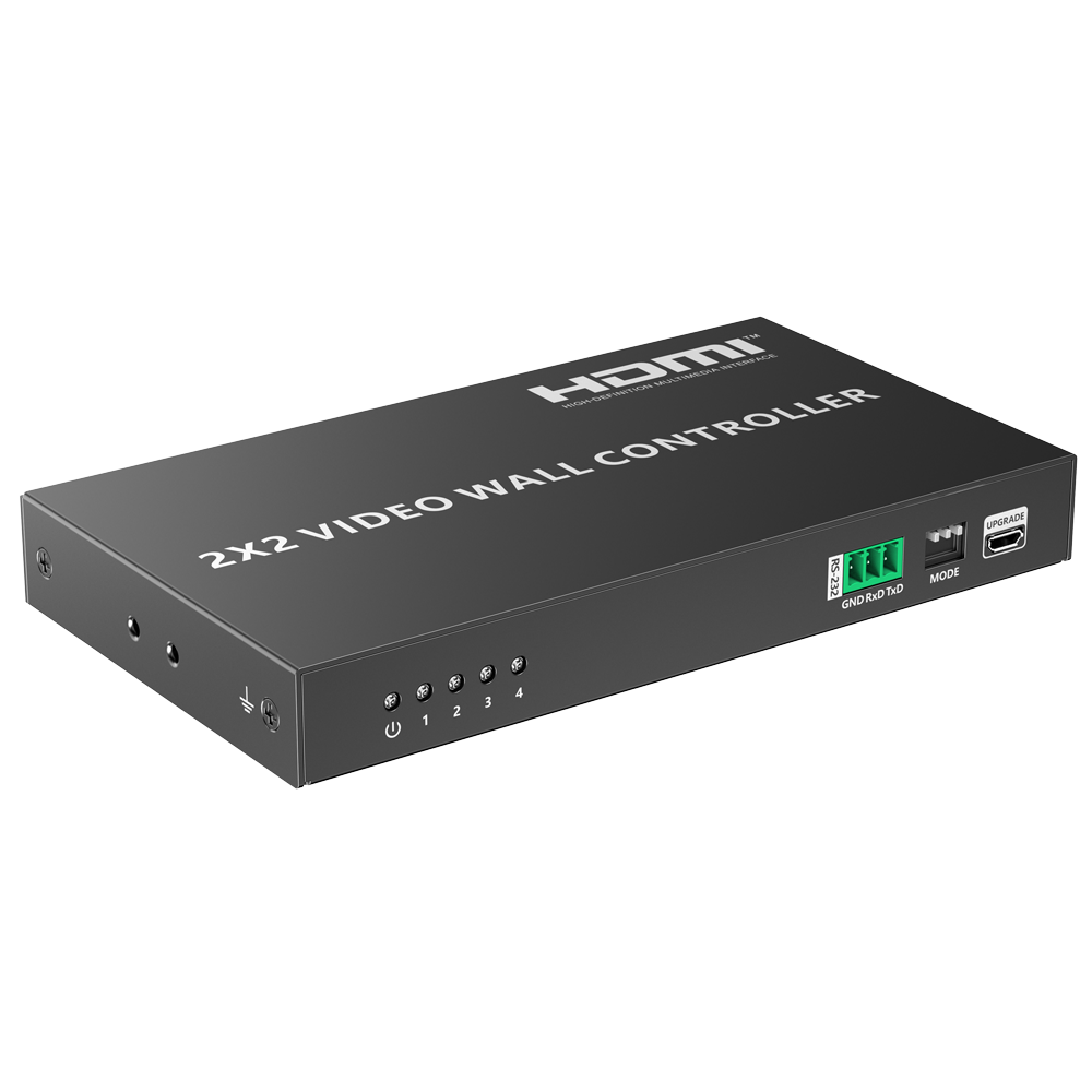 Lenkeng Electronica Videowall HDMI Videowall 2x2 HDMI-VW-4-1080p60