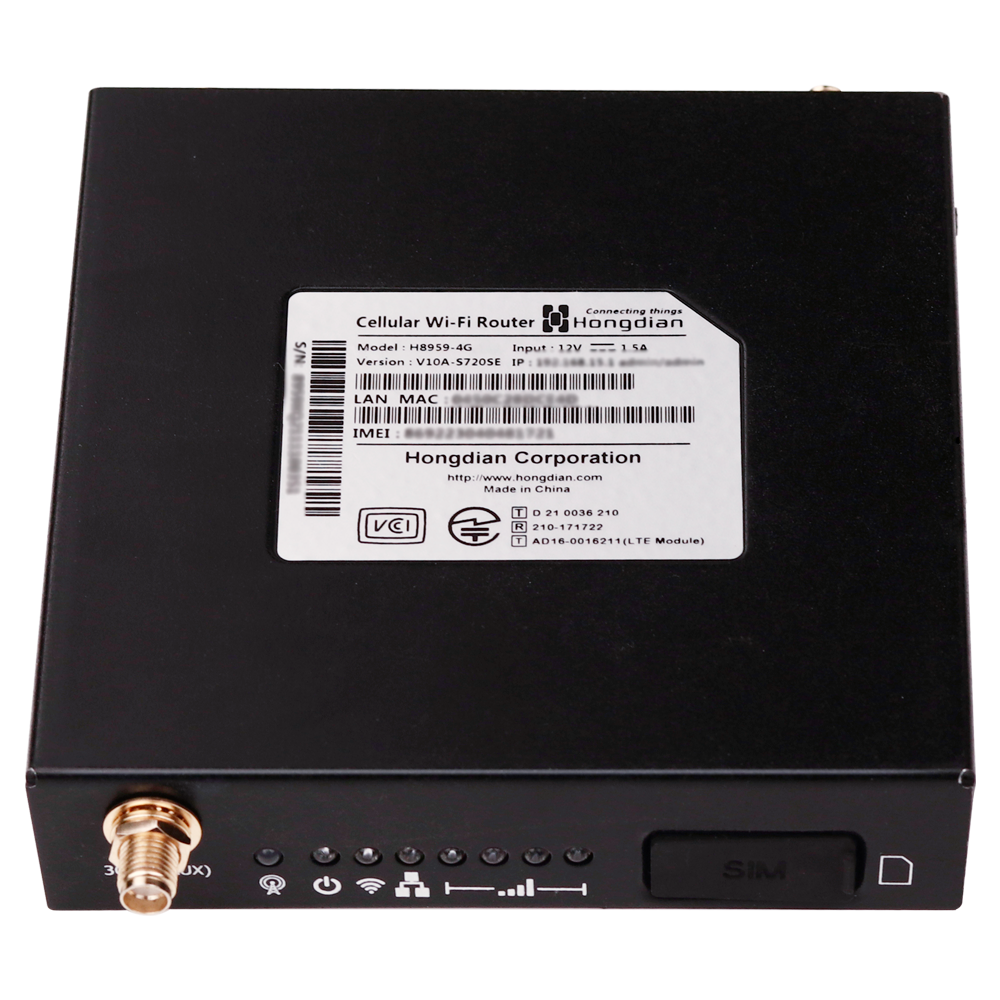 Hongdian Router Industrial 4G LTE Cat 4 HG-H8959-L4EU-W