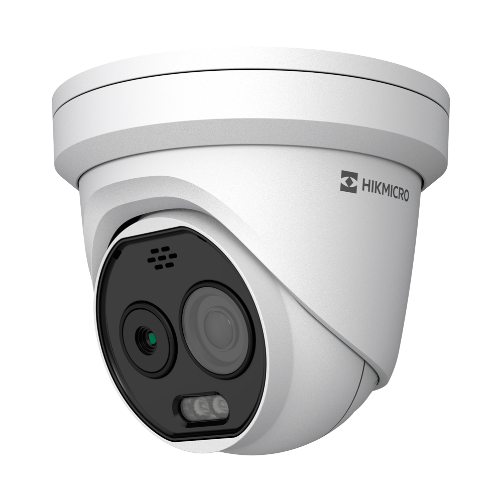 Hikvision Cámara térmica Dual IP Hikmicro 5 MP, 6.9mm (term) / 8mm (vis) HM-TD1218-7/G0/T1A