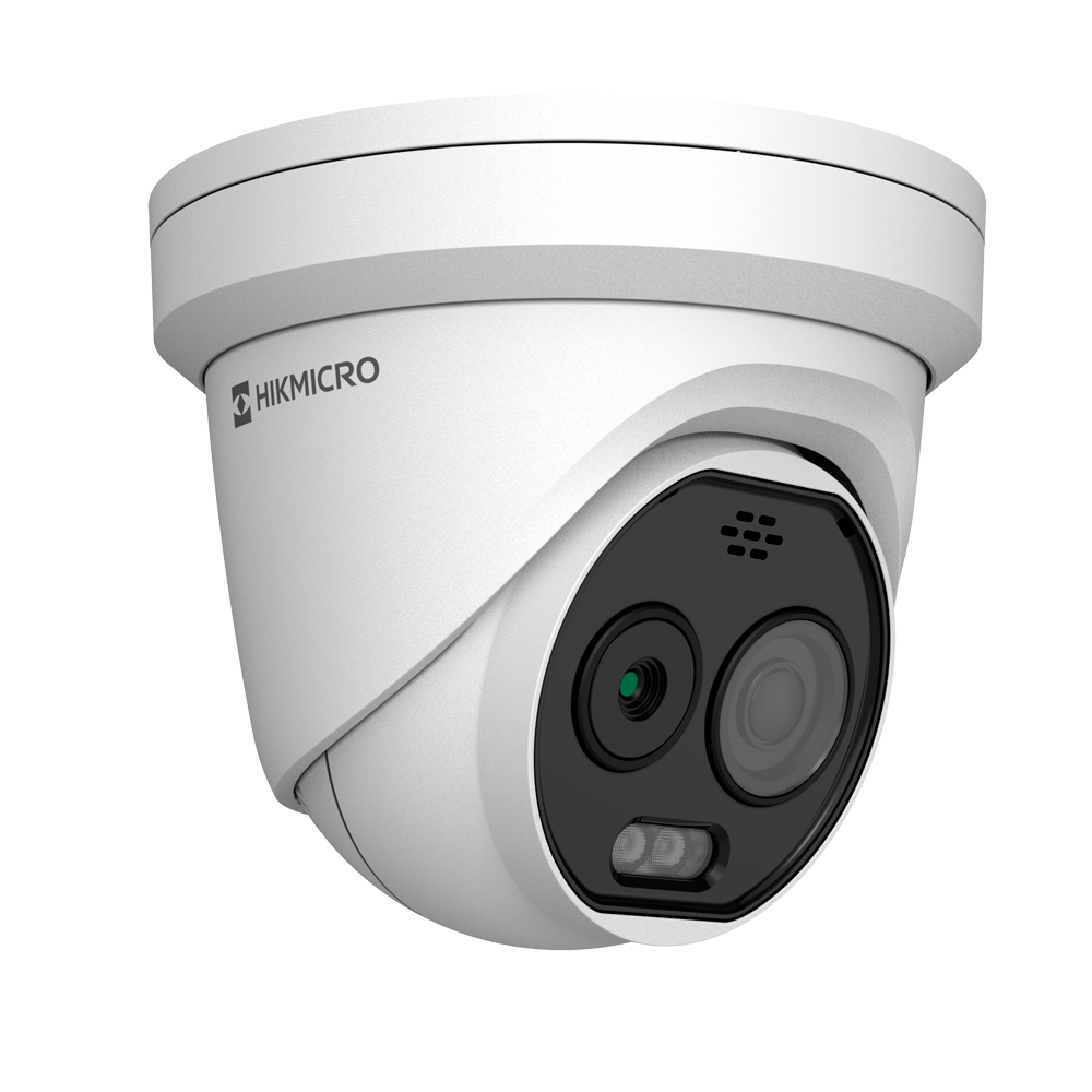 Hikvision Cámara térmica Dual IP Hikmicro 5 MP, 3.6mm (term) / 4.3mm (vis) HM-TD1228-3/G1/T3A