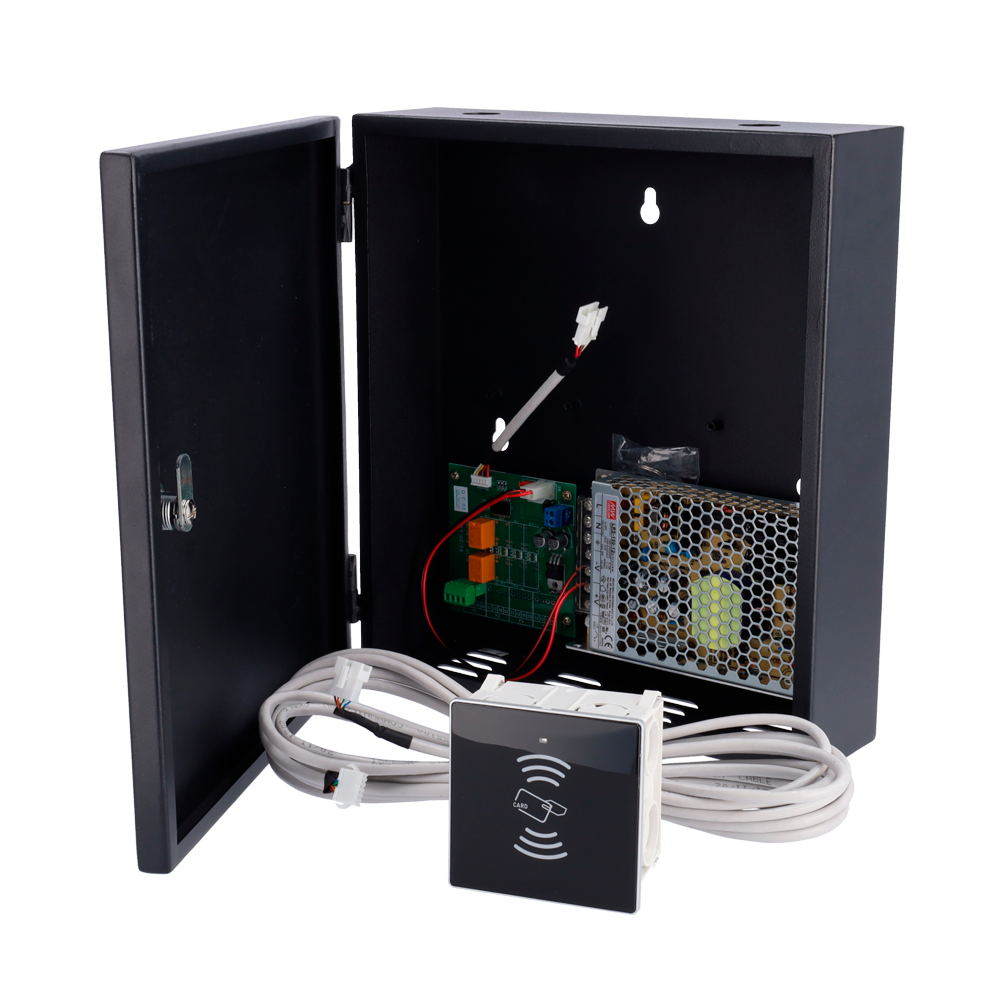 CCTV & Alarmas Controladora de acceso RFID Lector de tarjetas MF HOTEL-ACCESS-KIT