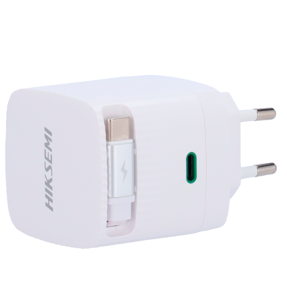 Hiksemi Hikvision Cargador USB color blanco HS-HUB-GaN67STD/2C/67W/White/EU