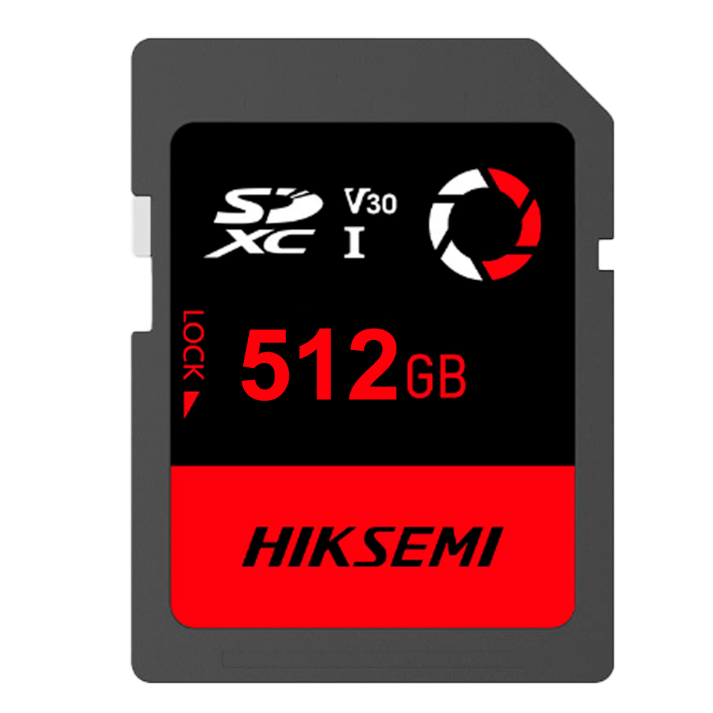 Hiksemi Tarjeta SD Hikvision Capacidad 512 GB HS-SD-E30STD/512G/CAPTURE/W