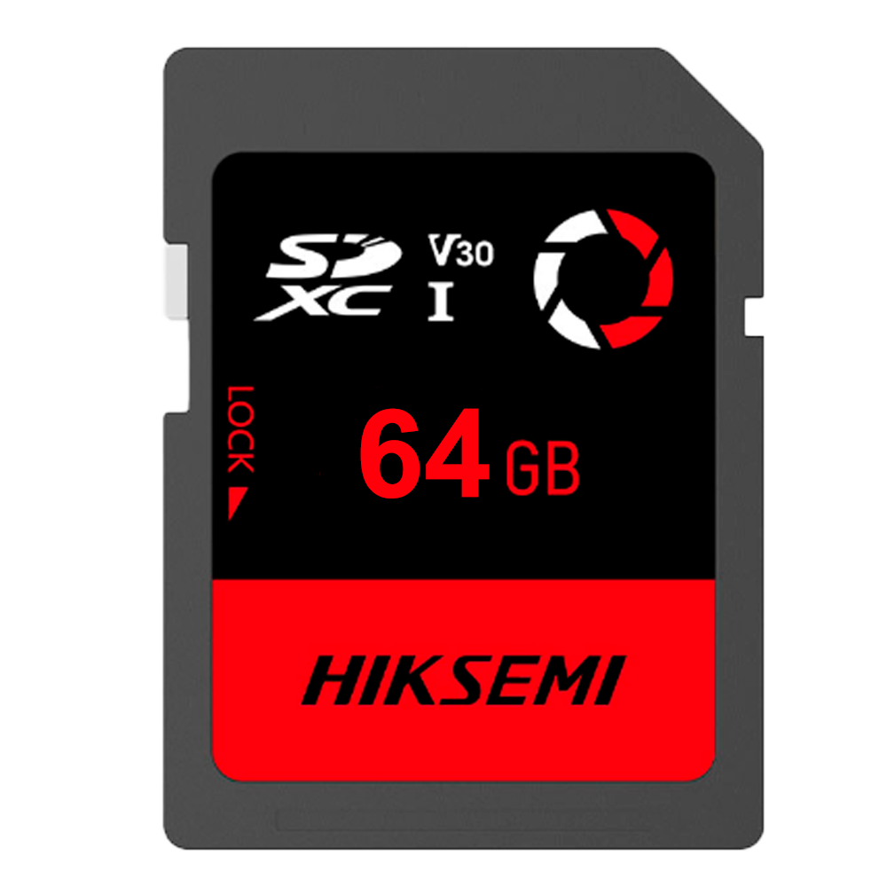 Hiksemi Tarjeta SD Hikvision Capacidad 64 GB HS-SD-E30STD/64G/CAPTURE/W