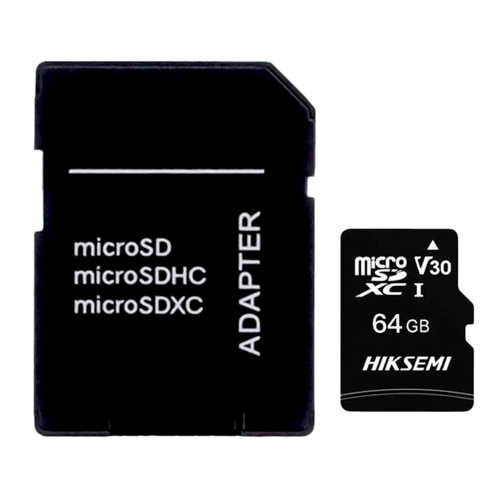 Hiksemi Tarjeta microSD con adaptador Hikvision HS-TF-C1STD-64G-A