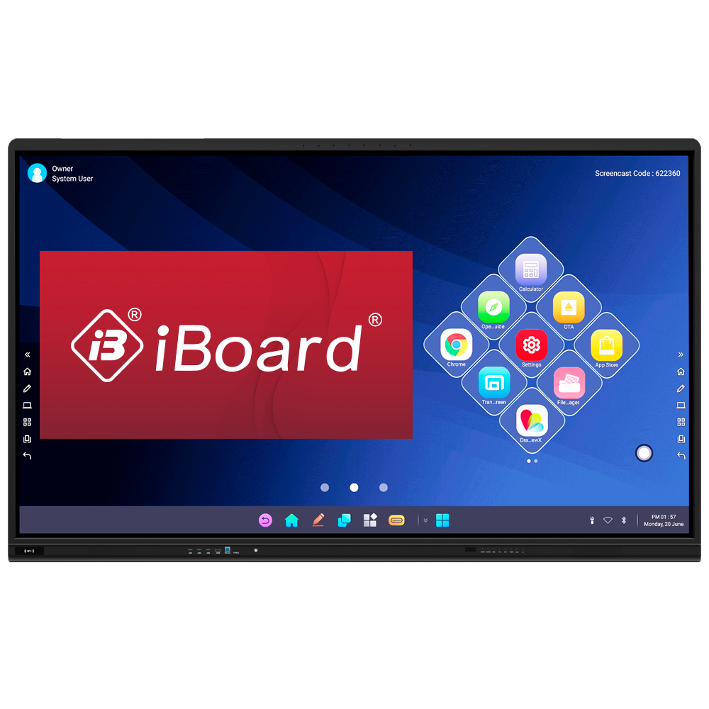 Iboard Monitor interactivo 65'' Resolución 4K IB-TE-MP-65E1-V3