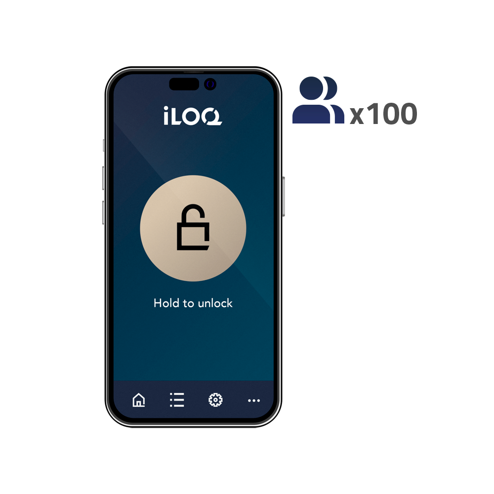 Iloq Licencia APP control de acceso ILOQ-LICENSE-S50-100APP