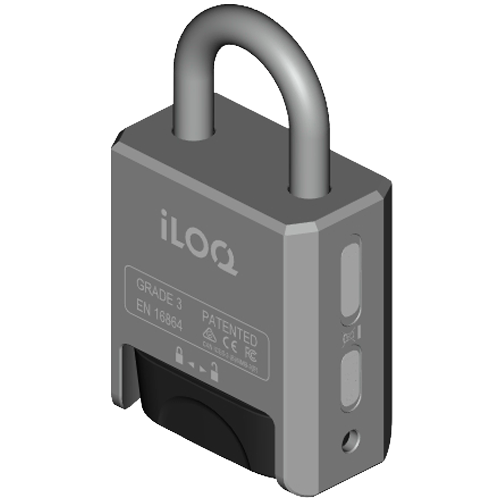 Iloq Candado inteligente S50 Apertura con TAG NFC o APP móvil ILOQ-S50-PADLOCK-825