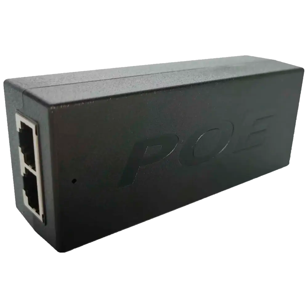 CCTV & Alarmas Inyector PoE Pasivo Entrada/Salida RJ45 10/100/1000 Mbps INJ-POE-24W