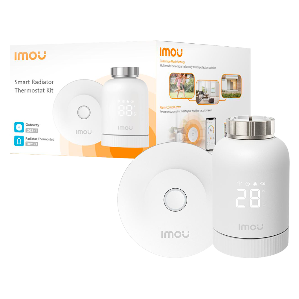 Imou Termostato de radiador inteligente KIT-TRV1-EU-2-IMOU