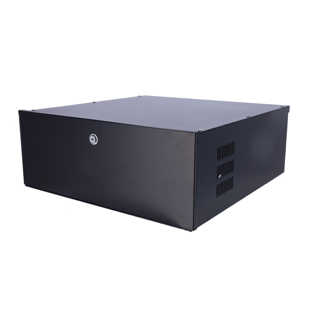 CCTV & Alarmas Caja metálica cerrada para DVR color negro LOCKBOX-4U