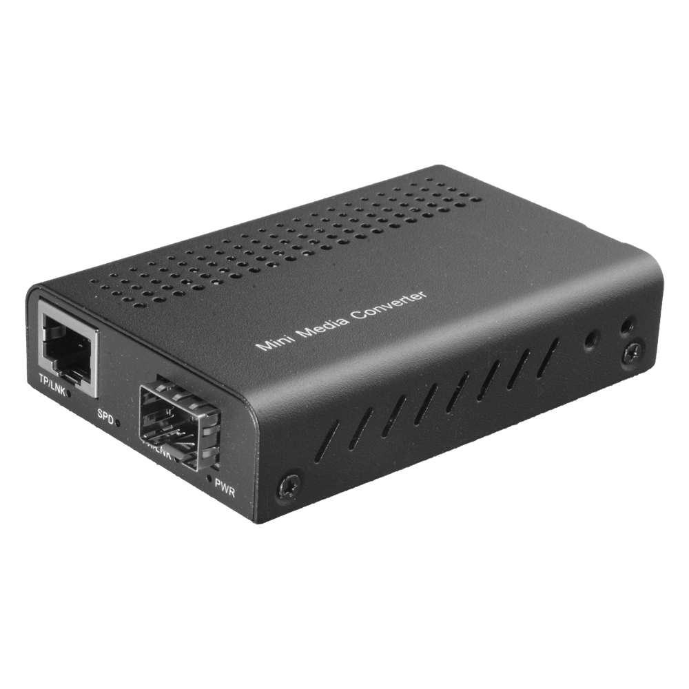 CCTV & Alarmas Conversor de medios Fast Ethernet con 1x RJ45 y 1x SFP MC1FE-SFP