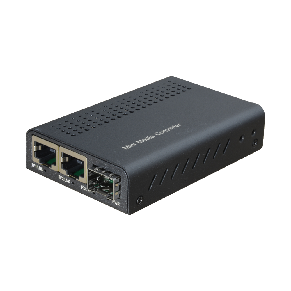 CCTV & Alarmas Conversor de medios 2x Ethernet RJ45 MC2GE-SFP