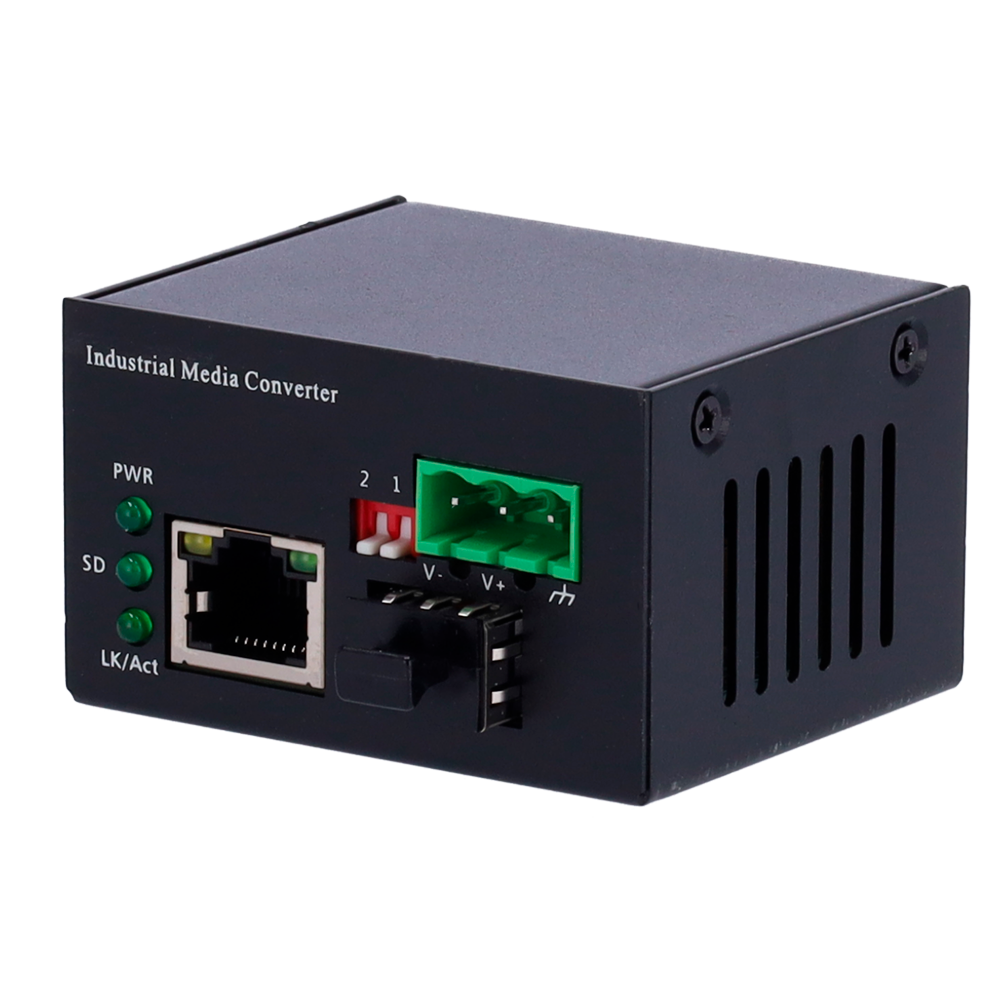 CCTV & Alarmas Conversor de medios Industrial MCI-1GE-SFP-MINI