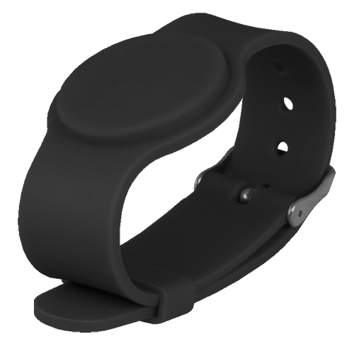 Cardcube Pulsera de proximidad ID por radiofrecuencia MF-BAND-ADJ-BK