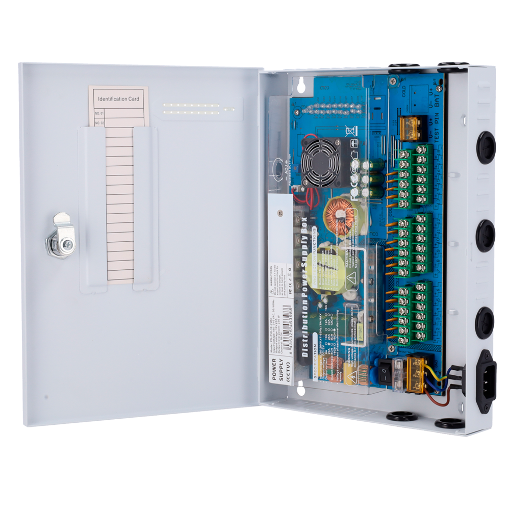 CCTV & Alarmas Caja de distribución de alimentación PD-250-18-FUSE
