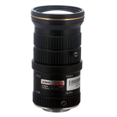 Dahua Lente Varifocal Calidad 6.0 Mpx 6 MP, 5-50 mm PFL0550-E6D