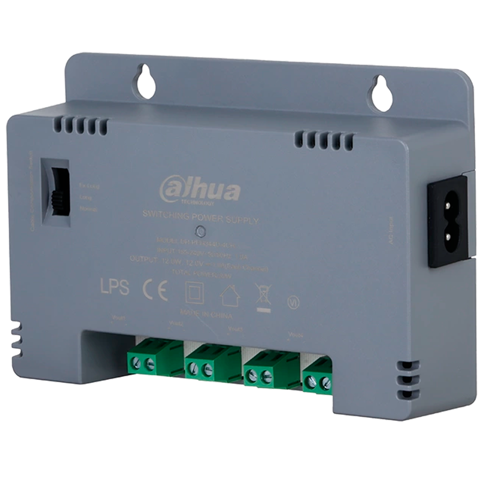 Dahua Fuente de alimentación conmutada PFM344D-4CH
