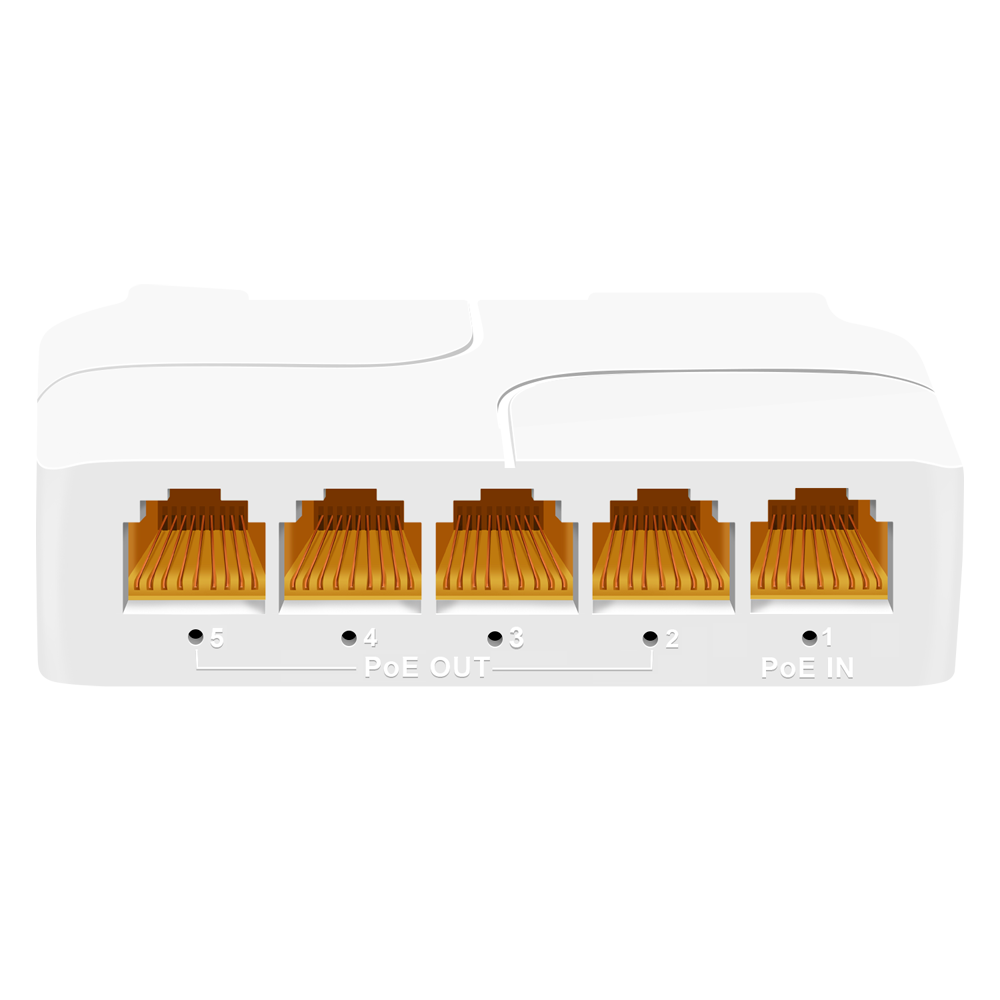 CCTV & Alarmas POE extender DIN Permite ampliar el alcance de la alimentación POE POEXT-4GE-DIN