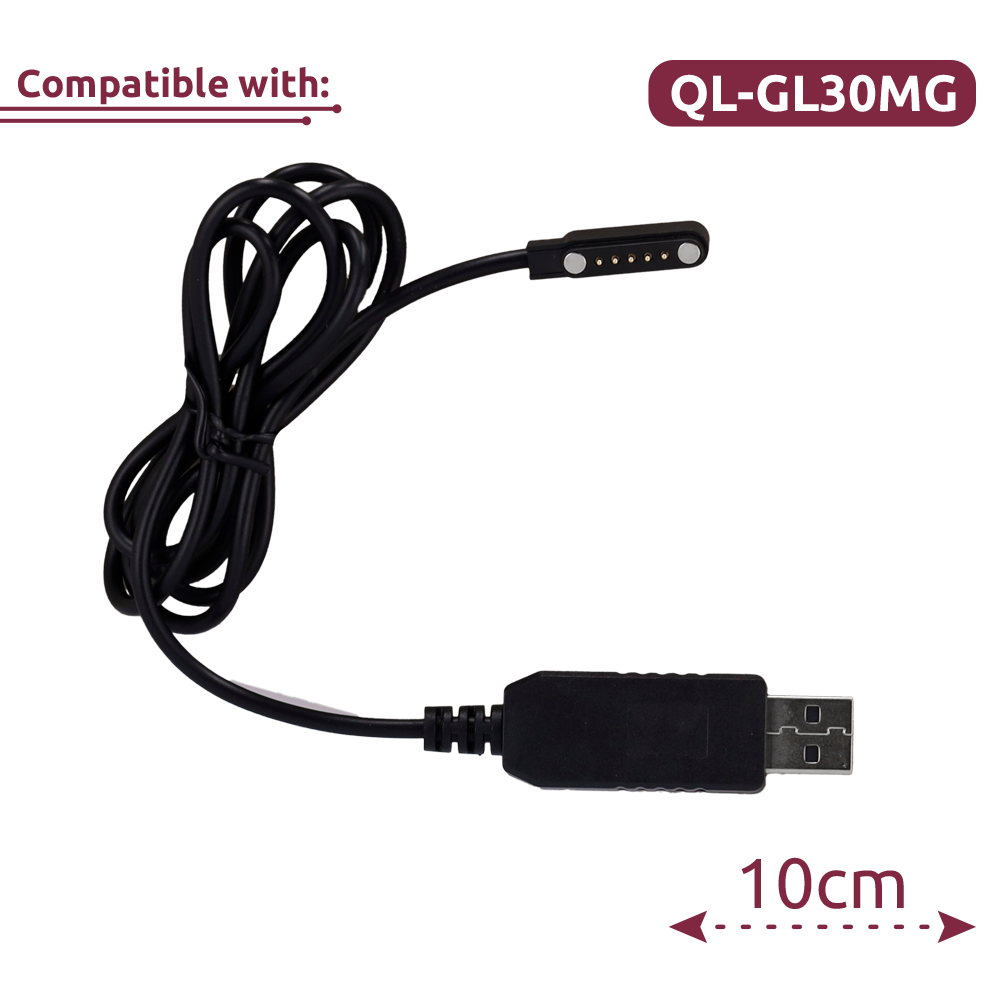Queclink Cable de datos magnético Compatible con QL QL-GL30MG-UC