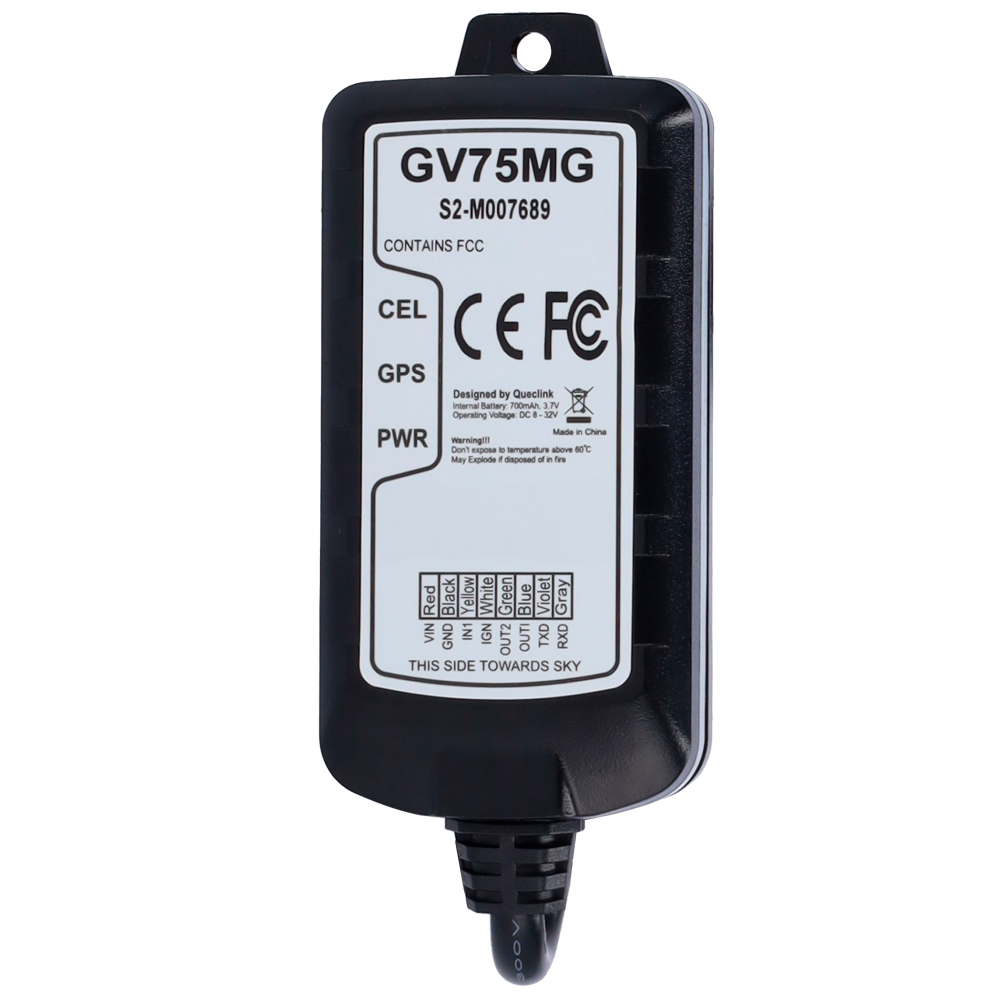 Queclink Tracker rugerizado waterproof, IP67 QL-GV75MG
