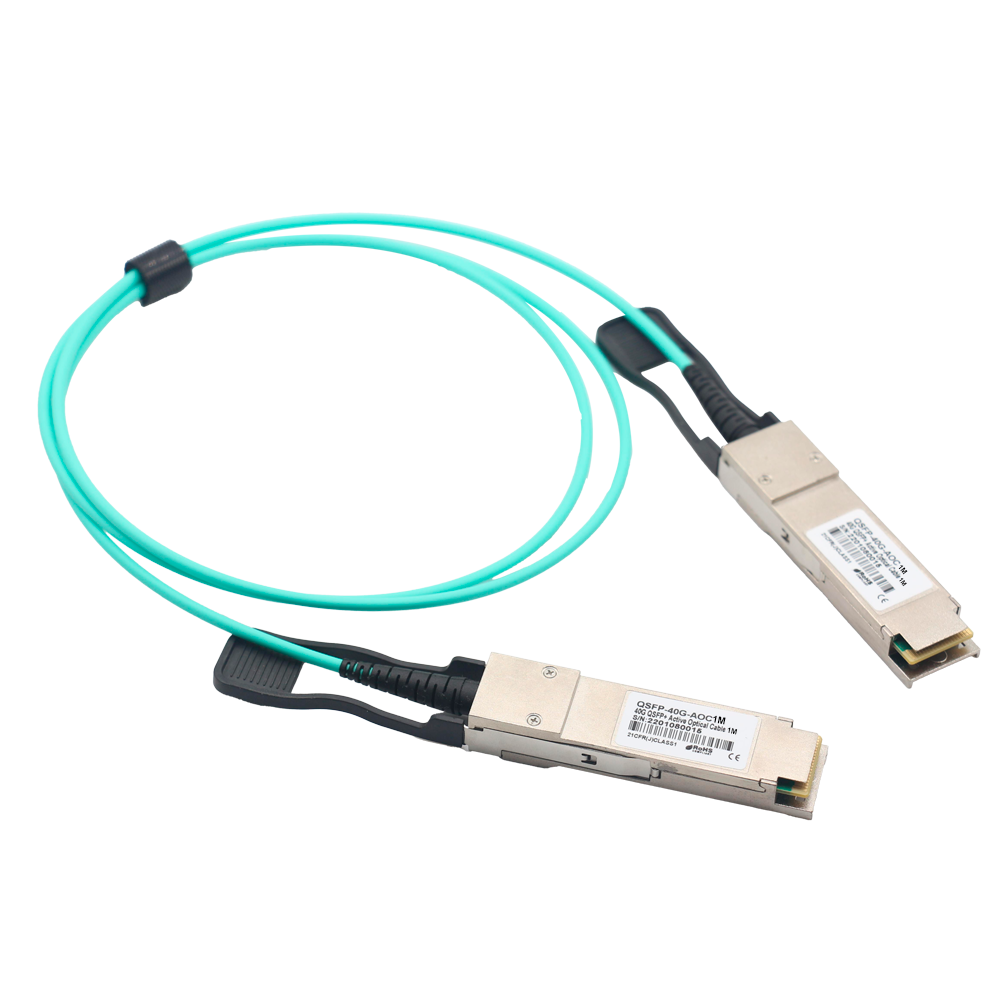 CCTV & Alarmas Cable de conexión directa QSFP+ activo QSFP-40G-AOC-1M
