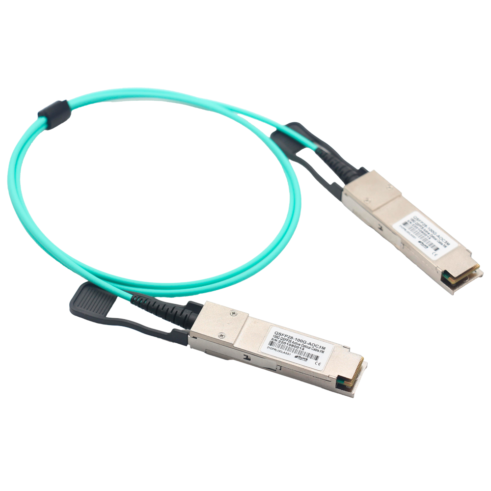 CCTV & Alarmas Cable de conexión directa QSFP28 QSFP28-100G-AOC-3M