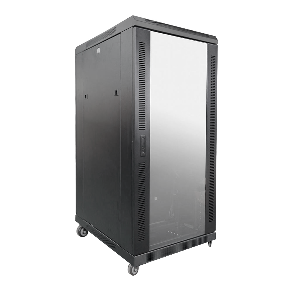 CCTV & Alarmas Armario rack para cualquier equipo de red color negro RACK-27U-8D