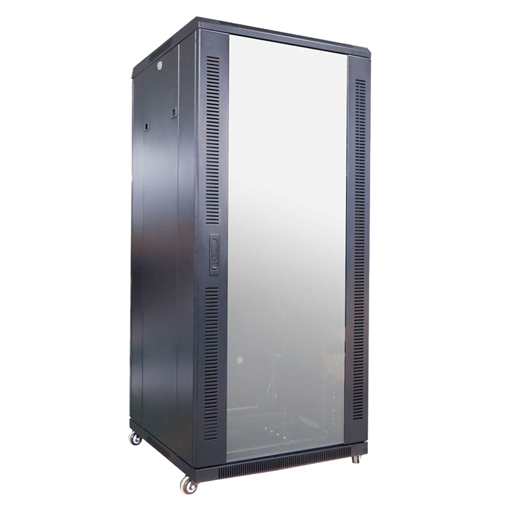 CCTV & Alarmas Armario rack para cualquier equipo de red color negro RACK-27UFN