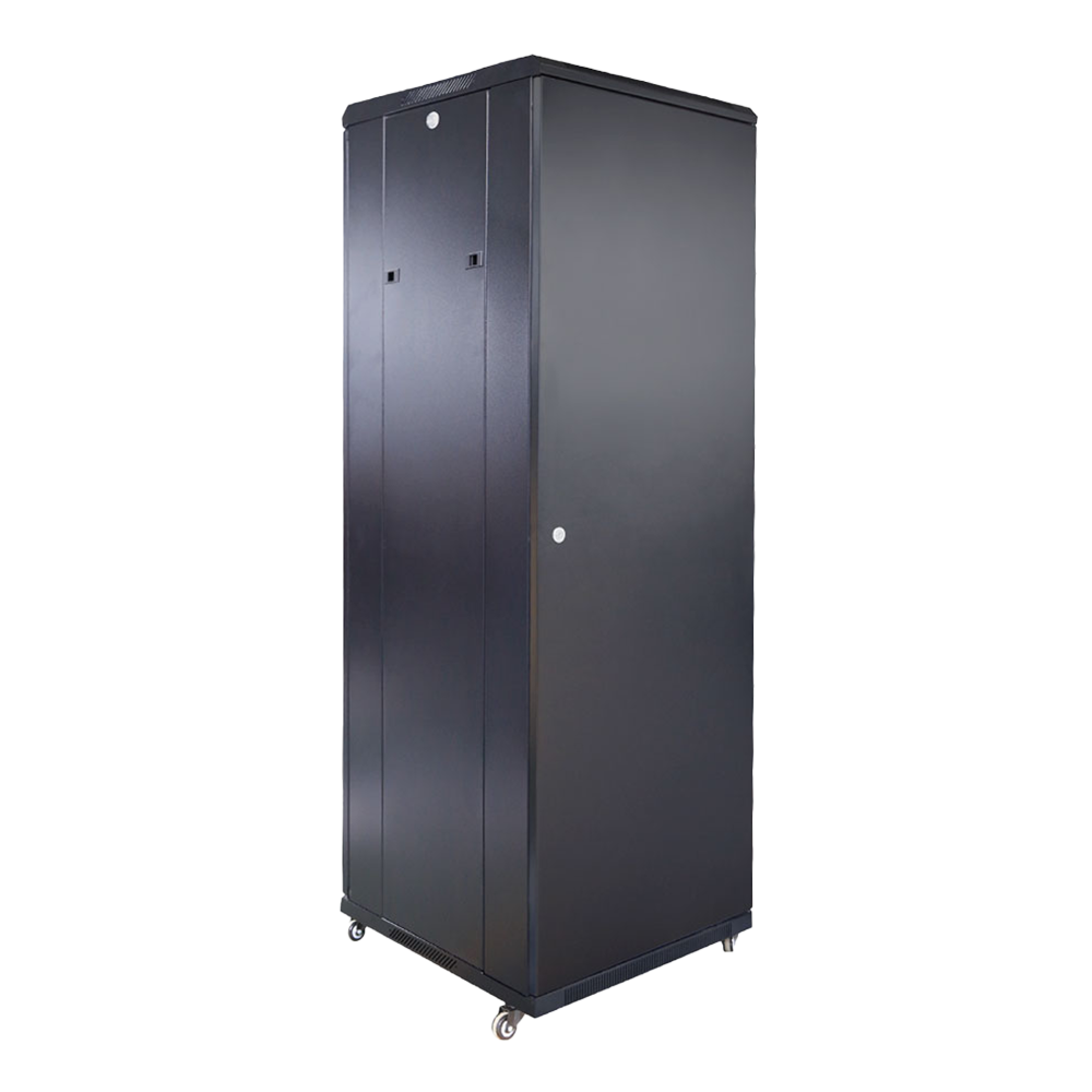 CCTV & Alarmas Armario rack para suelo Capacidad de 32U para estándar de 19 pulgadas. color negro RACK-32U-8D