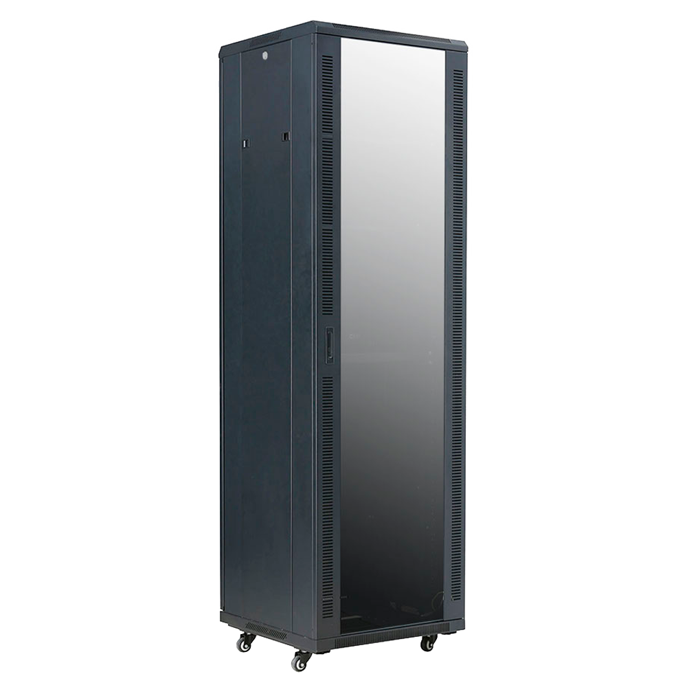 CCTV & Alarmas Armario rack para suelo Hasta 42U rack de 19" (600*600) color negro RACK-42UFN