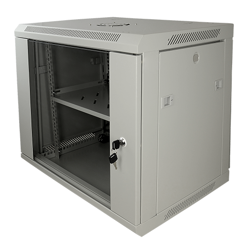 CCTV & Alarmas Armario rack para pared Hasta 9U rack de 19" color gris RACK-9UG