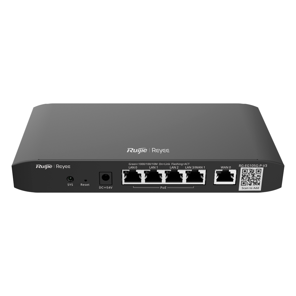 Reyee Router PoE Controlador Cloud PoE RG-EG105G-P-V3