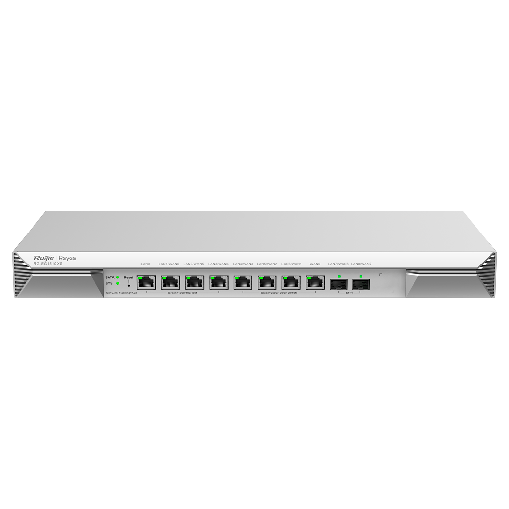 Reyee Router Cloud 8 Puertos RJ45 + 2 SFP+ 10Gigabit RG-EG1510XS