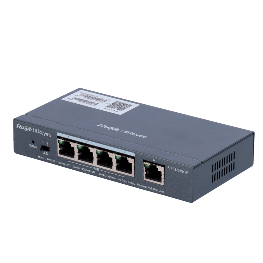 Reyee Switch PoE Cloud Gestionable RG-ES205GC-P