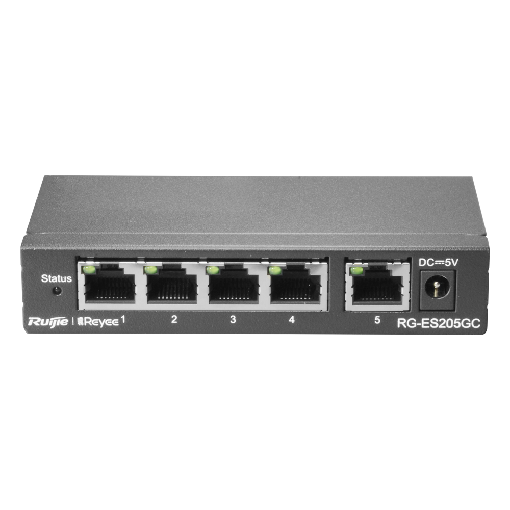Reyee Switch Cloud 5 puertos RJ45 Gigabit RG-ES205GC