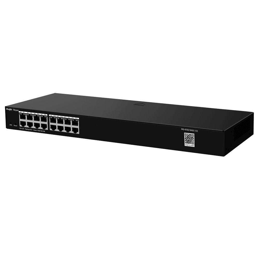 Reyee Switch Cloud 16 puertos RJ45 Gigabit RG-ES216GC-V2