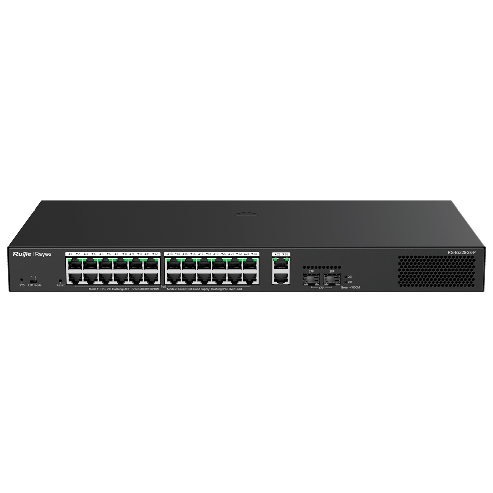 Reyee Switch PoE Cloud Gestionable RG-ES228GS-P