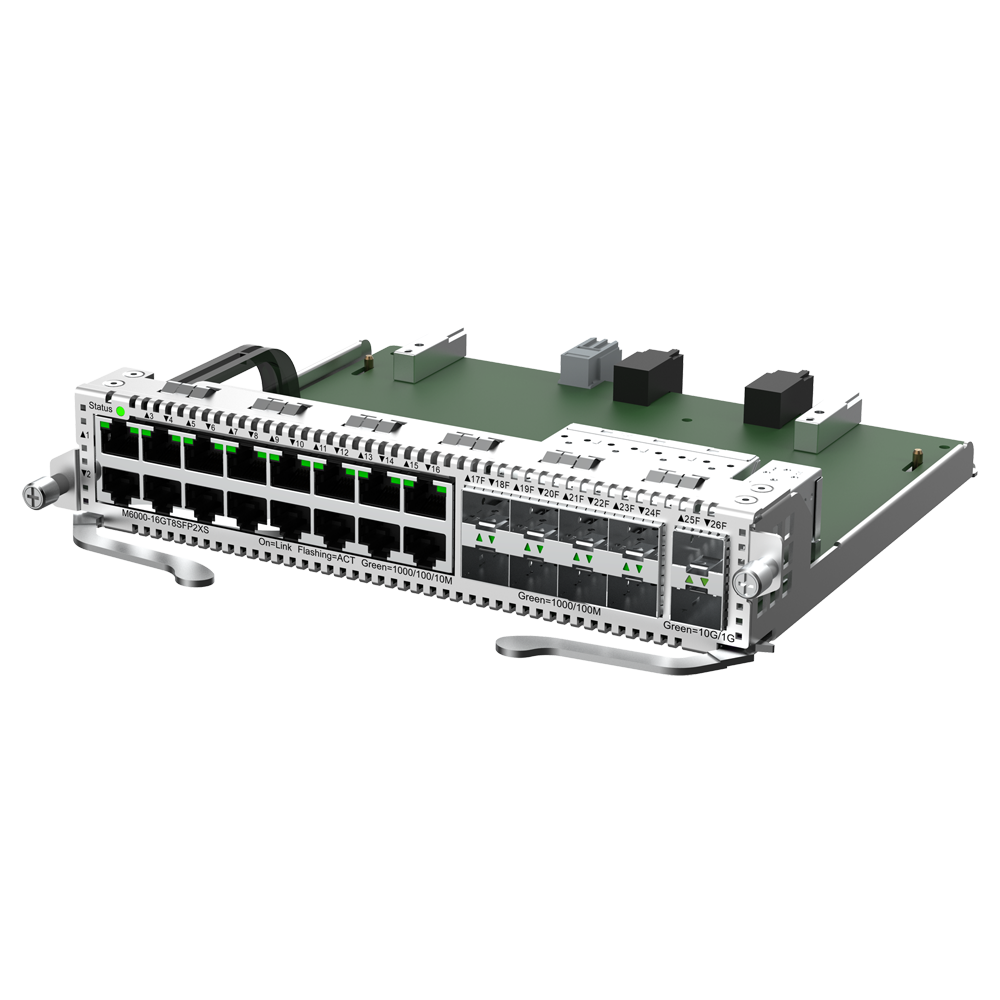 Reyee Tarjeta de Interfaces para Switch modular RG-M6000-16GT8SFP2XS