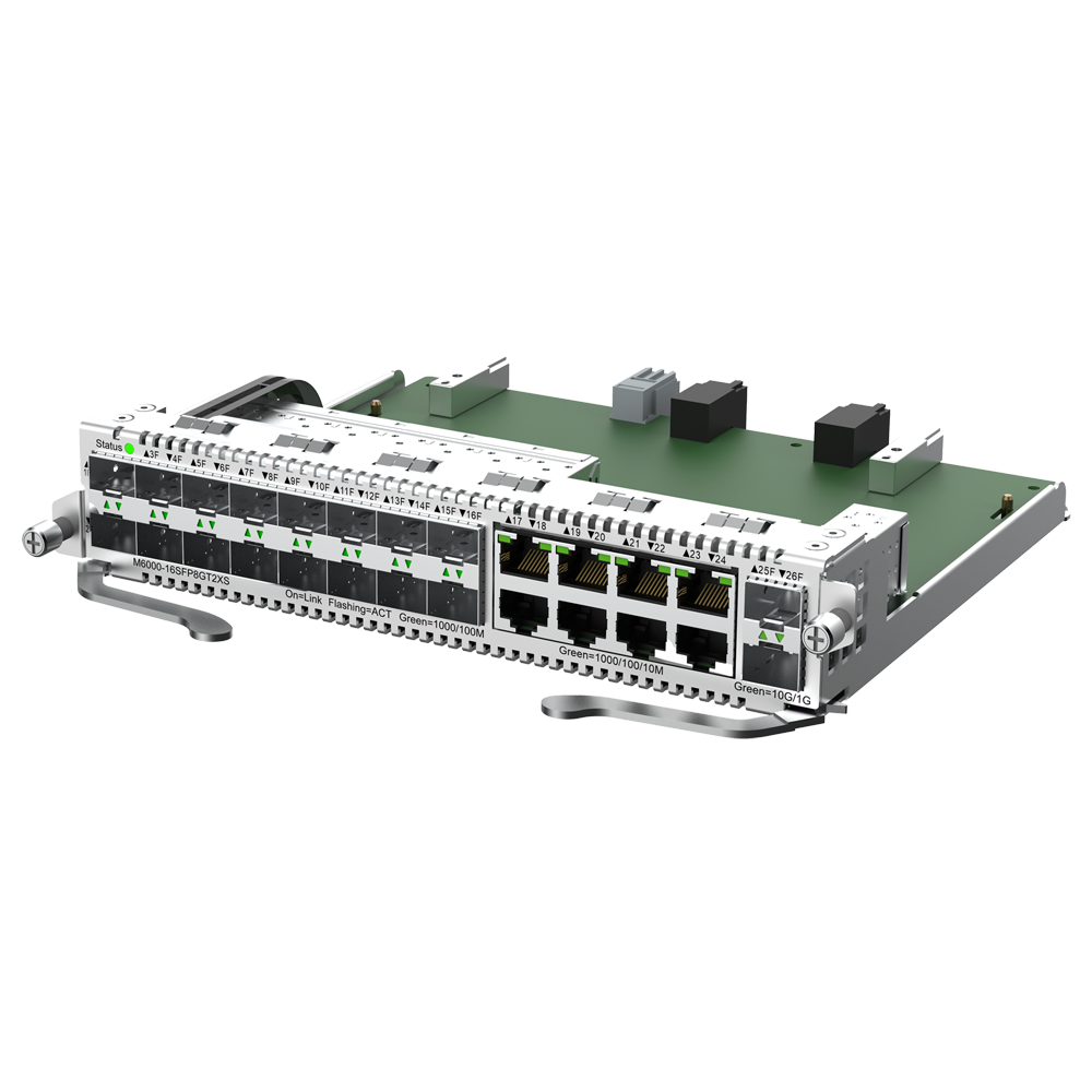 Reyee Ruijie Reyee Tarjeta de expansión mixta para chasis RG-M6000-16SFP8GT2XS