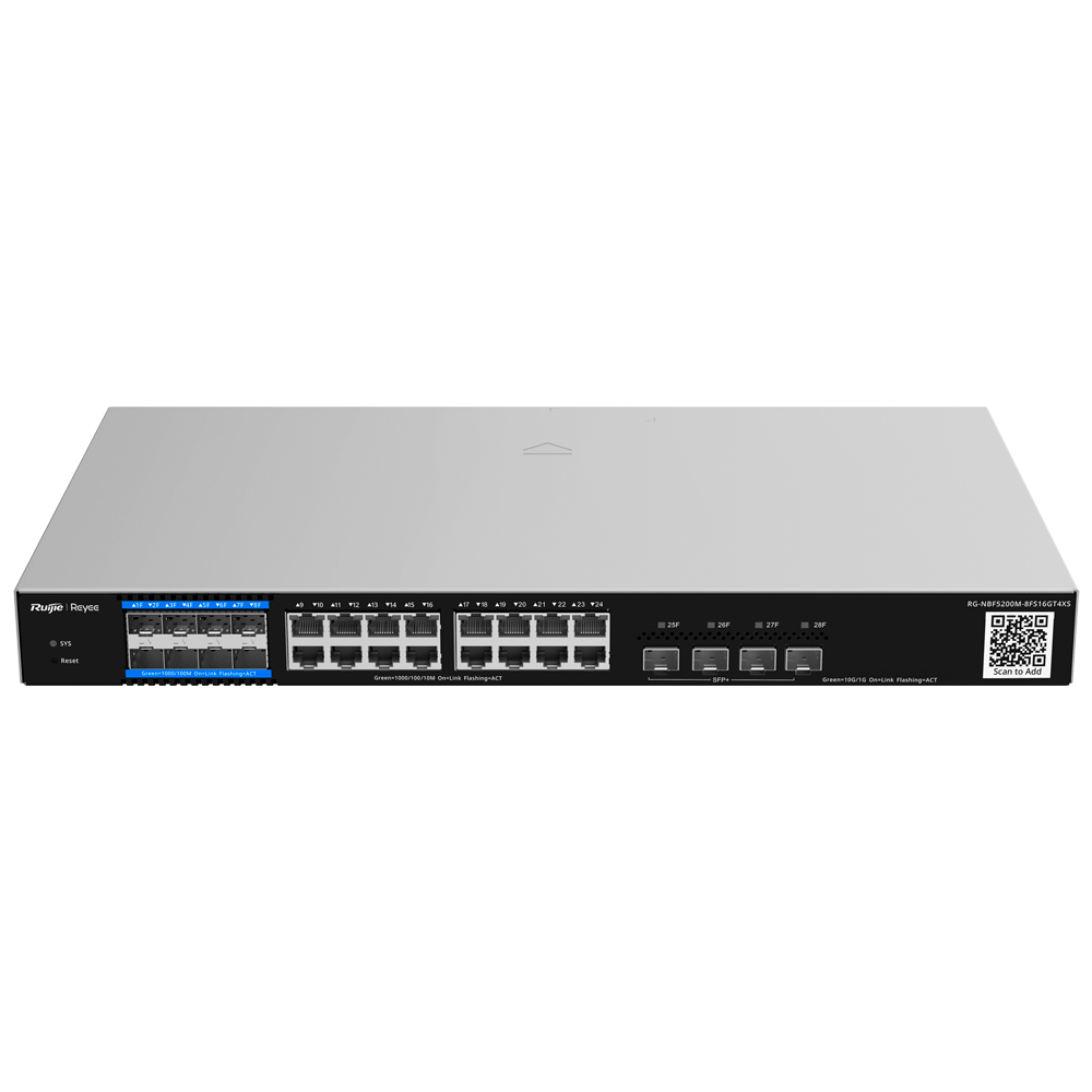 Reyee E Lighten Switch Cloud Capa 3 RG-NBF5200M-8FS16GT4XS