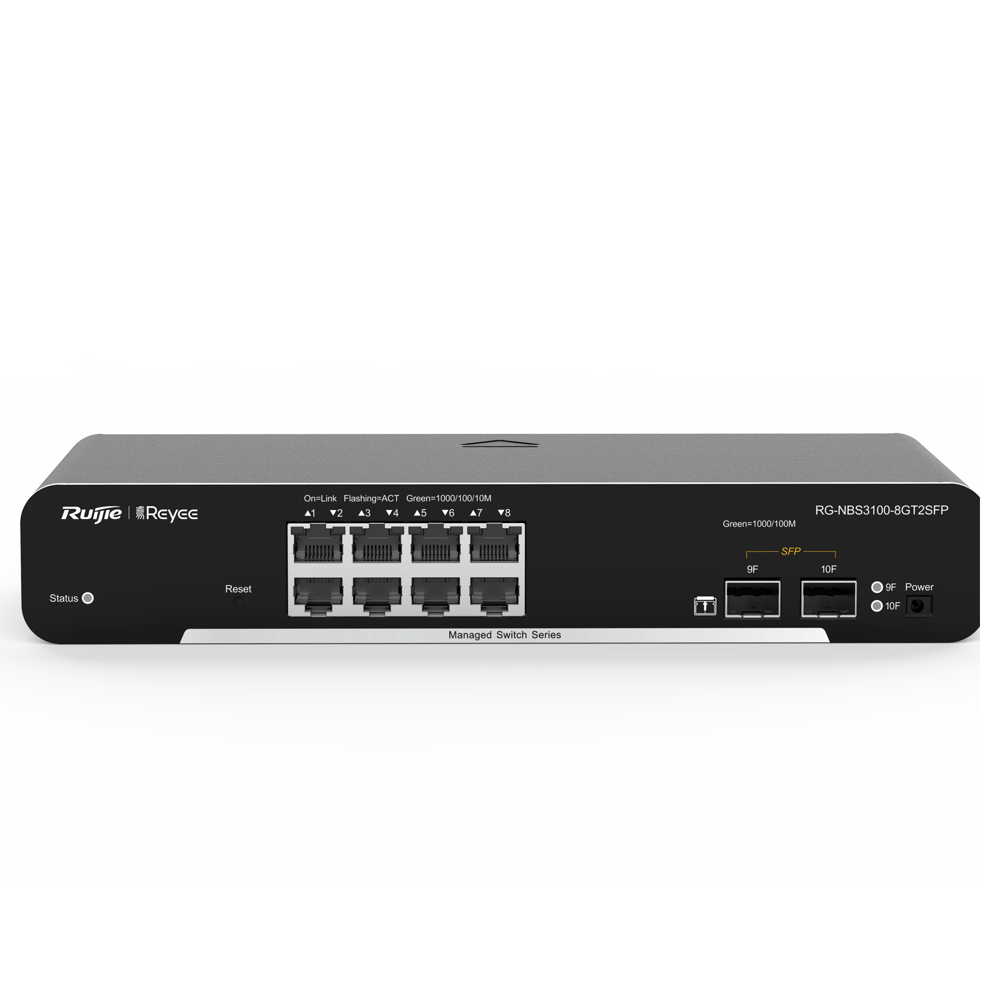 Reyee Switch Cloud Capa 2 8 puertos Gigabit+ 2 SFP Gigabit RG-NBS3100-8GT2SFP