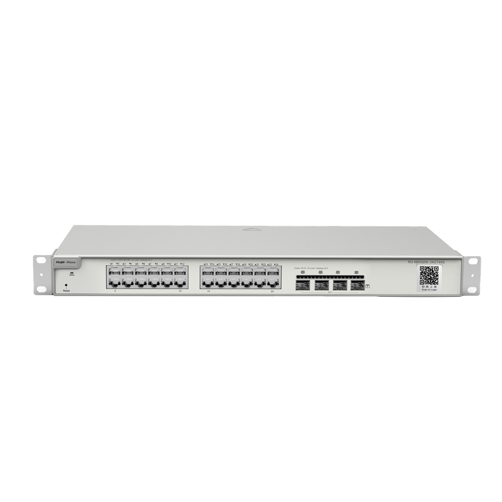 Reyee Switch Cloud Capa 2+ 24 puertos RJ45 Gigabit RG-NBS3200-24GT4XS