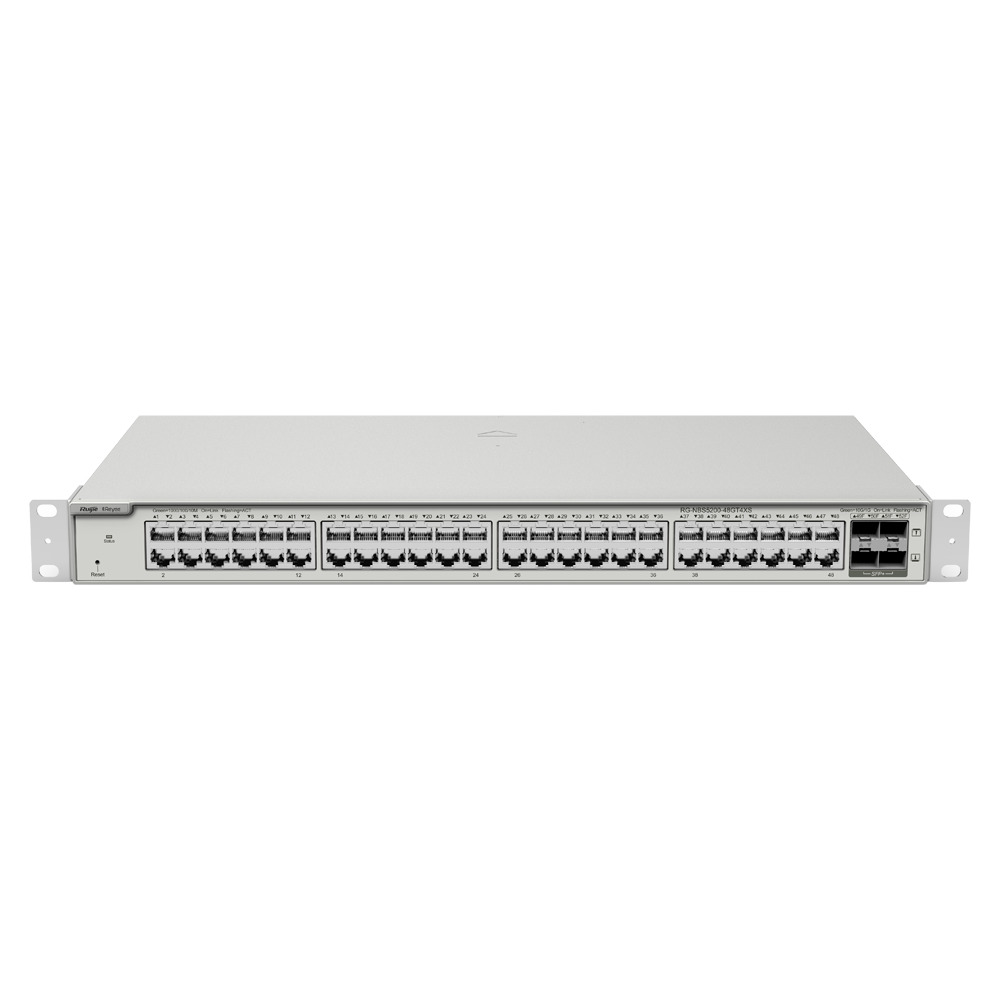 Reyee Switch Cloud Capa 3 48 puertos RJ45 Gigabit RG-NBS5200-48GT4XS