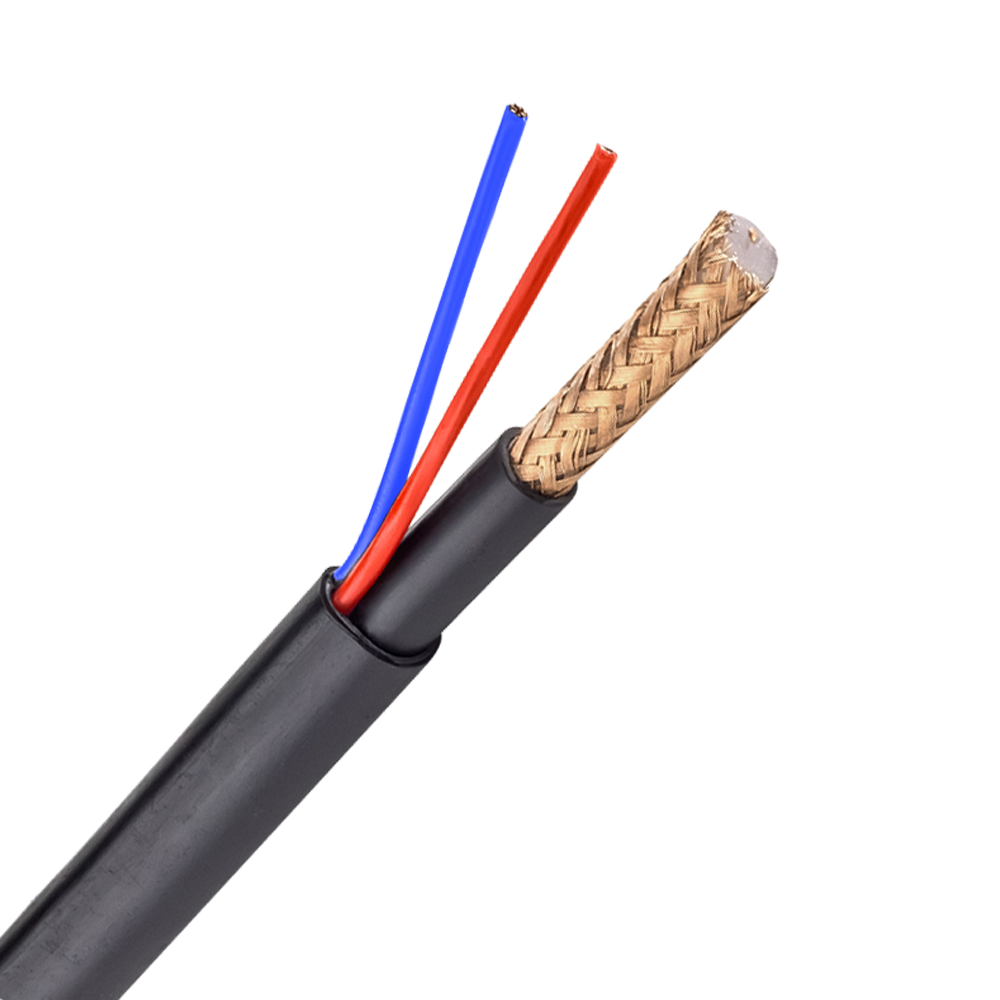 CCTV & Alarmas Cable Combinado Micro RG59 + alimentación RG59UP-300-LSZH