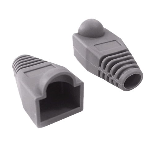 CCTV & Alarmas Funda protectora RJ45 Compatible con cables UTP CAT6 y CAT5 RJ45-BOOTCAP-G