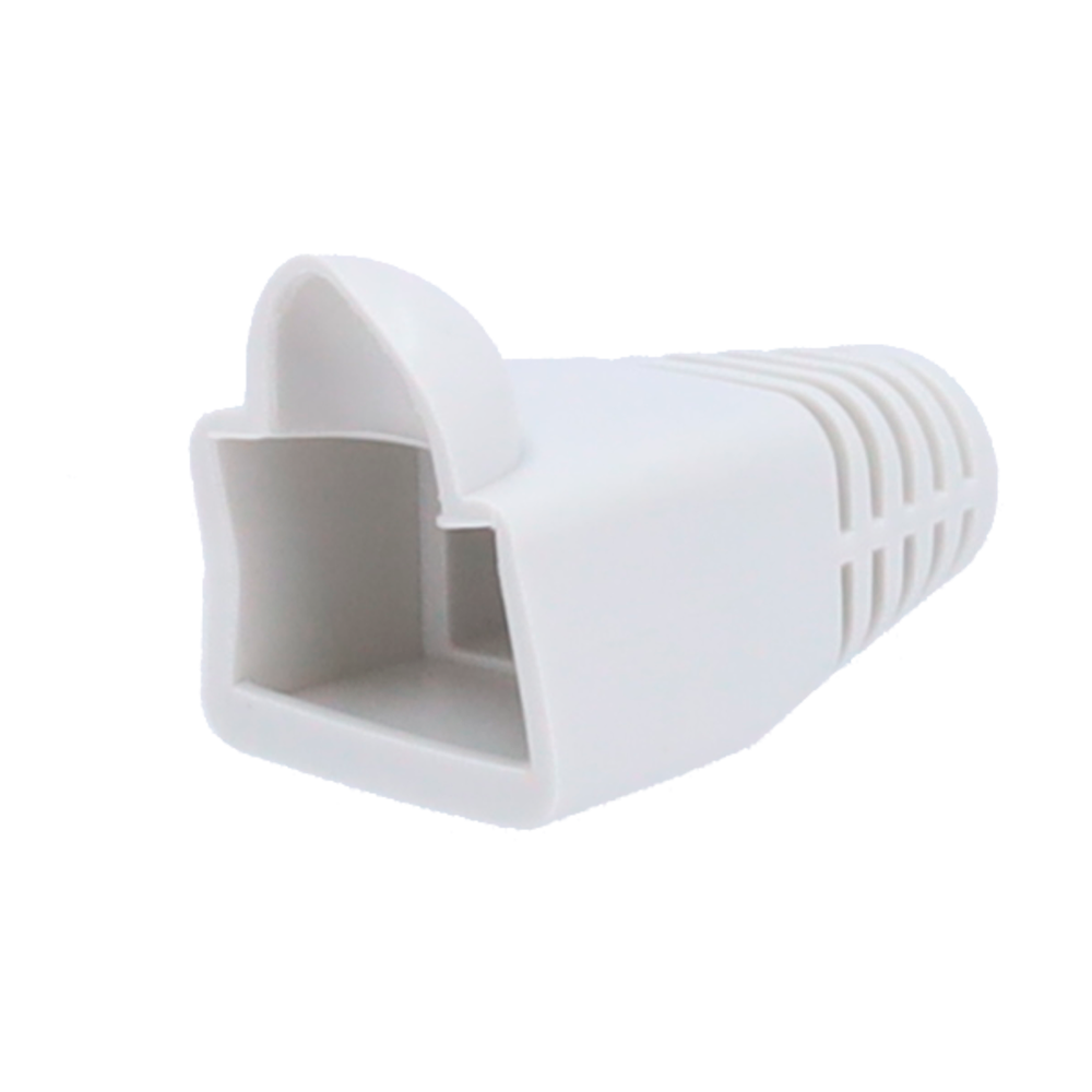 CCTV & Alarmas Funda protectora RJ45 Compatible con cables UTP CAT6 y CAT5 RJ45-BOOTCAP-W